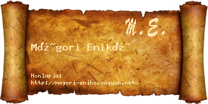 Mágori Enikő névjegykártya